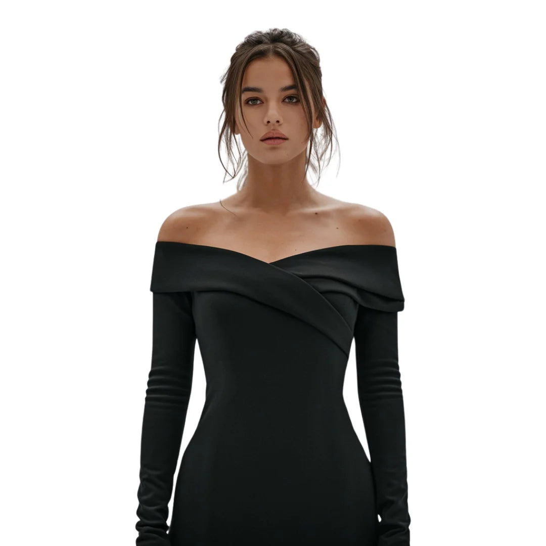 Vestido Modelador Manga Longa | BodyVie - Sexy Gusto
