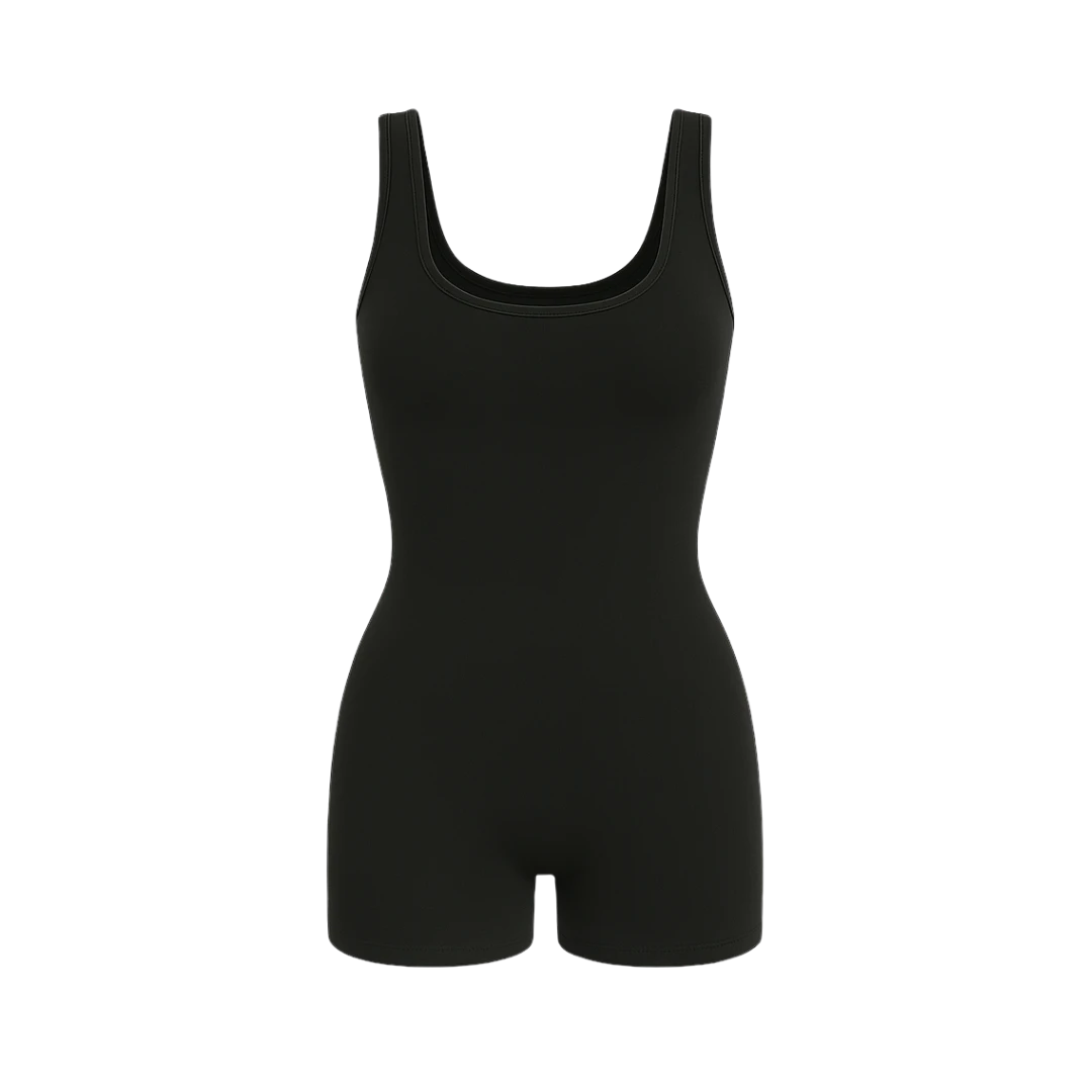 Macacão com decote oval | BodyVie - Clarisse
